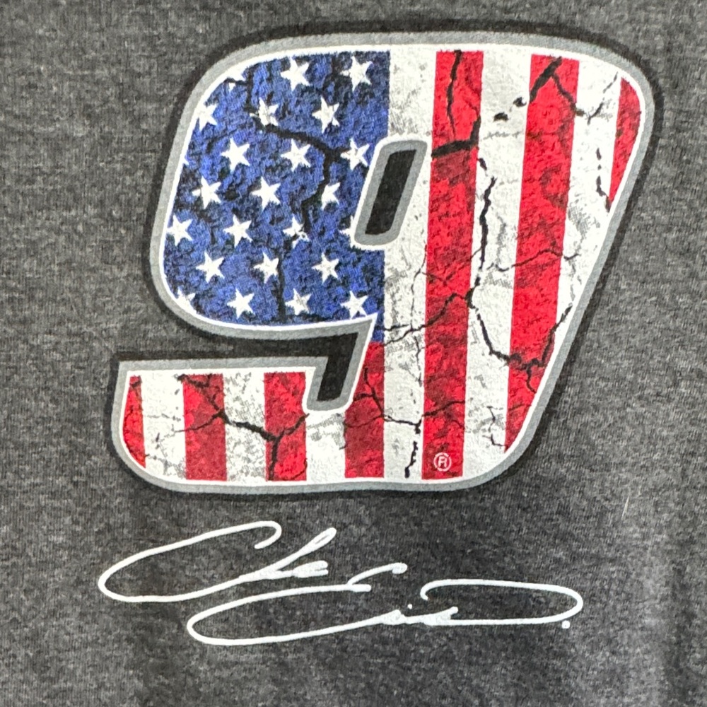 Hendrick Motorsports Men's XL Charcoal Graphic T-Shirt Chase Elliott #9 - Picture 3 of 10